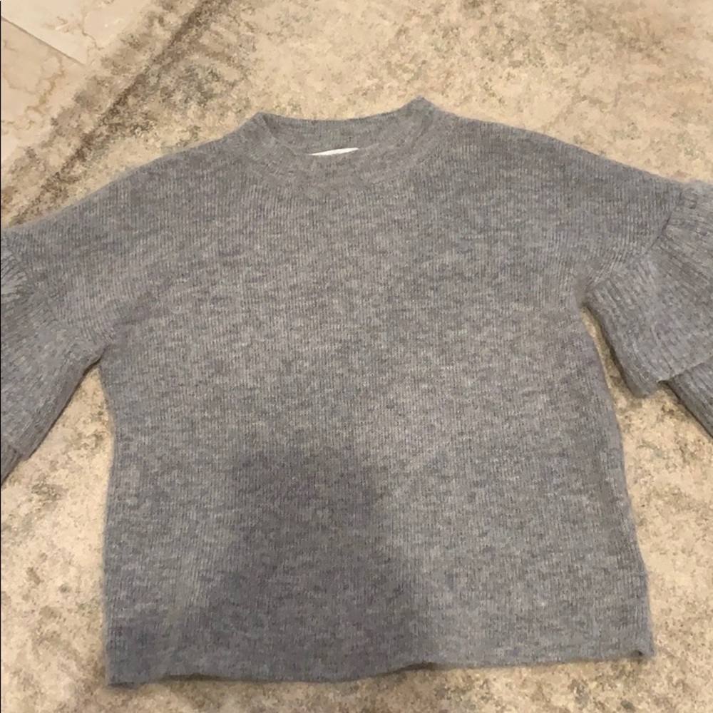 Gray sweater